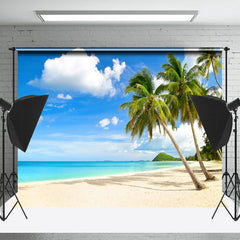 Lofaris Hawaii Palm Tree Island Seawater Photoshoot Backdrop