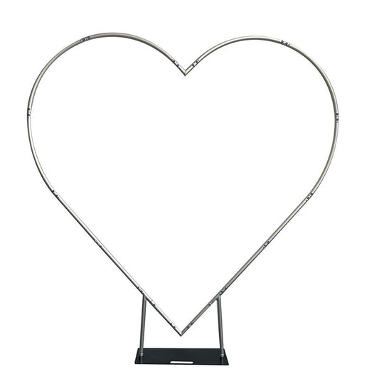 Lofaris Heart Shape Aluminum Backdrop Stand Party Props