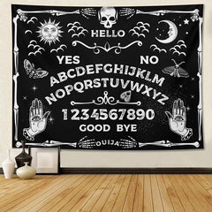 Lofaris Hello Ouija Divination Alphabet Number Tapestry