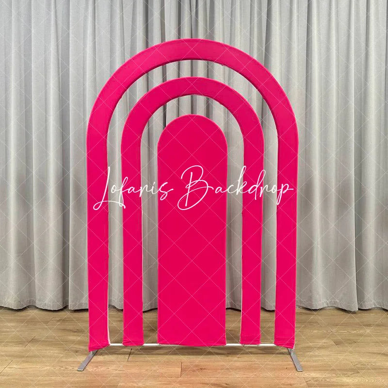 Lofaris Hollow Rainbow Arch Frame Party Backdrop Stand