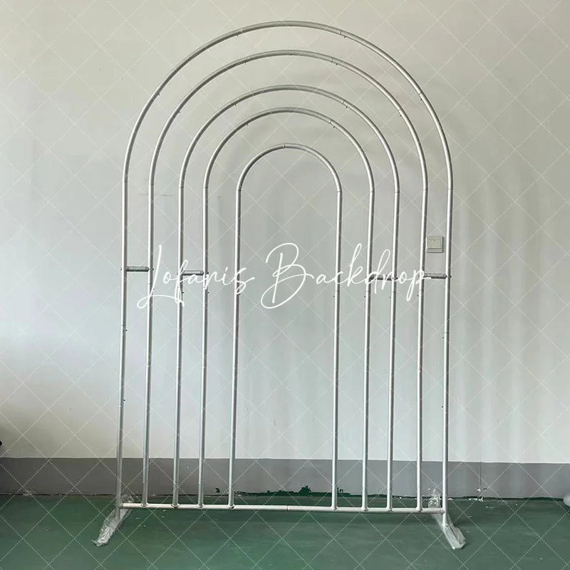 Lofaris Hollow Rainbow Arch Frame Party Backdrop Stand
