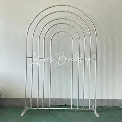 Lofaris Hollow Rainbow Arch Frame Party Backdrop Stand