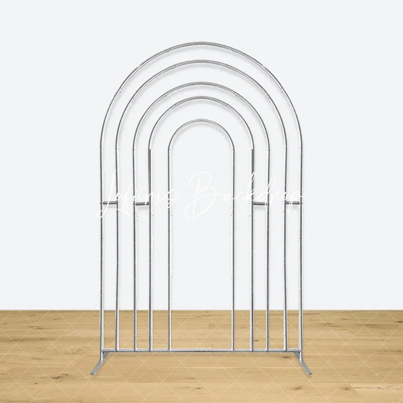 Lofaris Hollow Rainbow Arch Frame Party Backdrop Stand