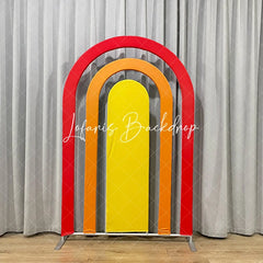 Lofaris Hollow Rainbow Arch Frame Party Backdrop Stand
