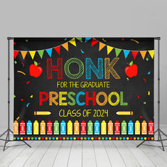 Lofaris Honk For The School Preschool Graduation Backdrop