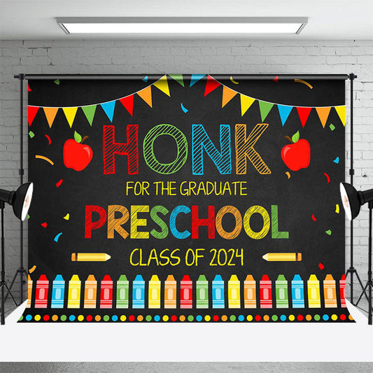 Lofaris Honk For The School Preschool Graduation Backdrop
