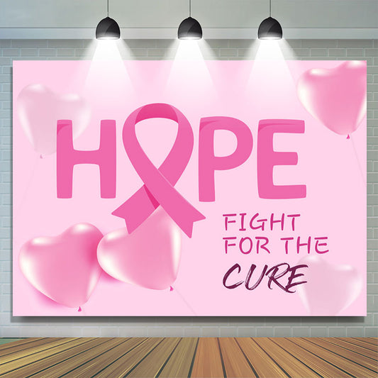 Lofaris Hope Fight For Cure Breast Cancer Awareness Backdrop