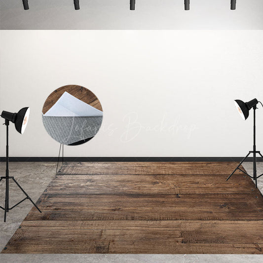 Lofaris Hot Retro Style Distressed Wooden Floor Backdrop