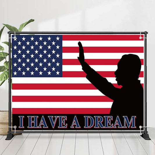 Lofaris I Have A Dream Usa Flag Black History Month Backdrop