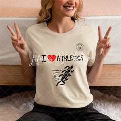 Lofaris I Love Athlete Paris 2024 Olympic Short Sleeve Tee