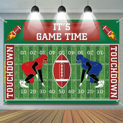 Lofaris Its Game Time Touch Down Football Sports Backdrop