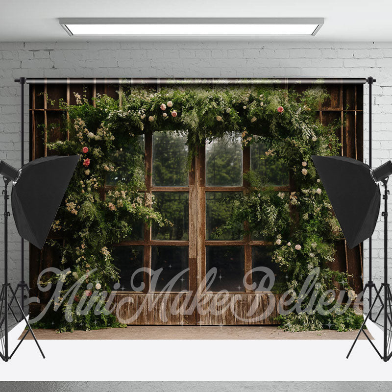 Outside Window Backdrop Jungle Outside The Window Spring Backdrop Photo Shoot - Lofaris