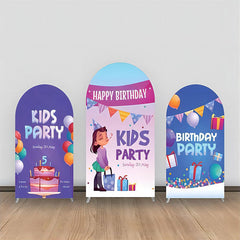 Lofaris Kids Party Balloons Cakes Gifts Arch Backdrop Kit