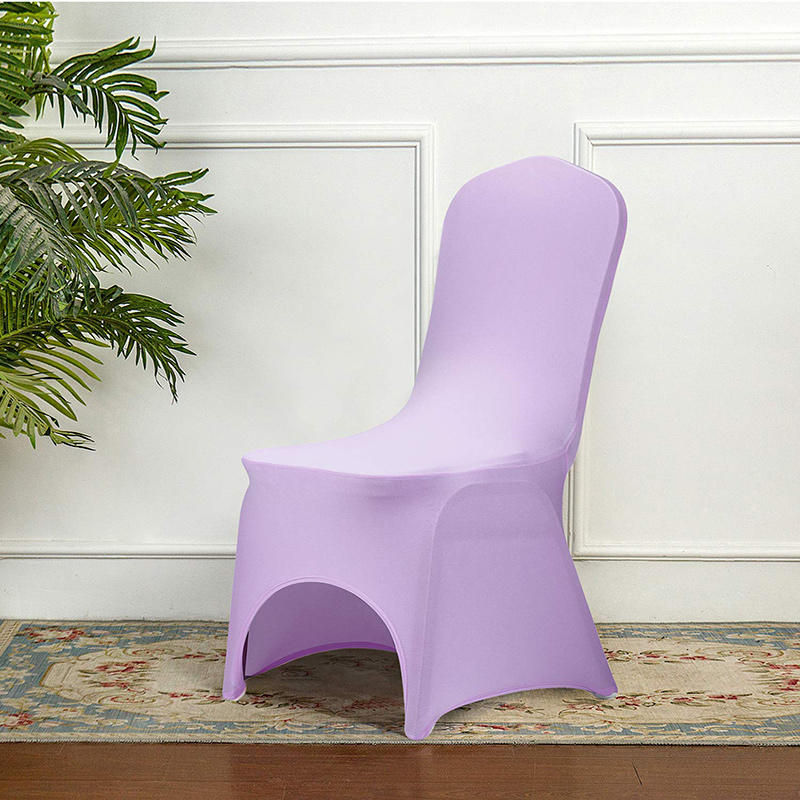 Lofaris Lavender Open Back Stretch Spandex Banquet Chair Cover