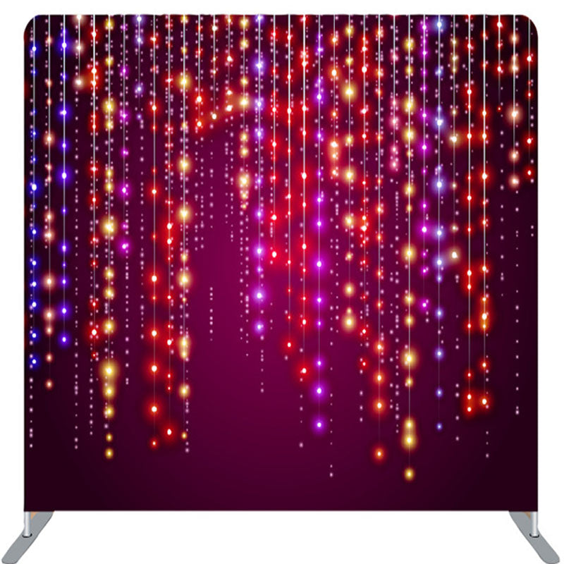 Unique Led Backdrop Led Lights Strings Dark Purple Party Backdrop Cover - Lofaris