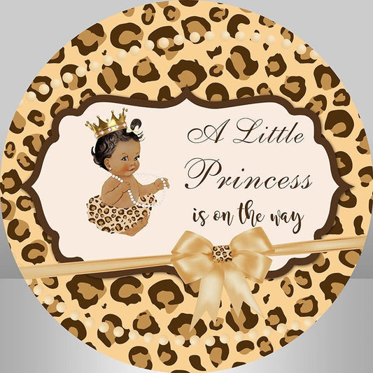 Lofaris Leopard Print Style Baby Shower Backdrop Kit For Girls