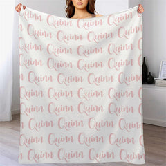 Lofaris Letter Design Customized Name Blanket Girls Gift