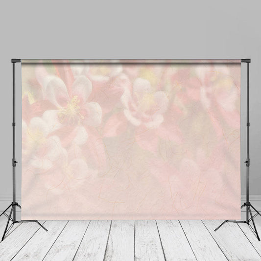 Lofaris Light Color Pink Floral Bokeh Fine Art Photo Backdrop