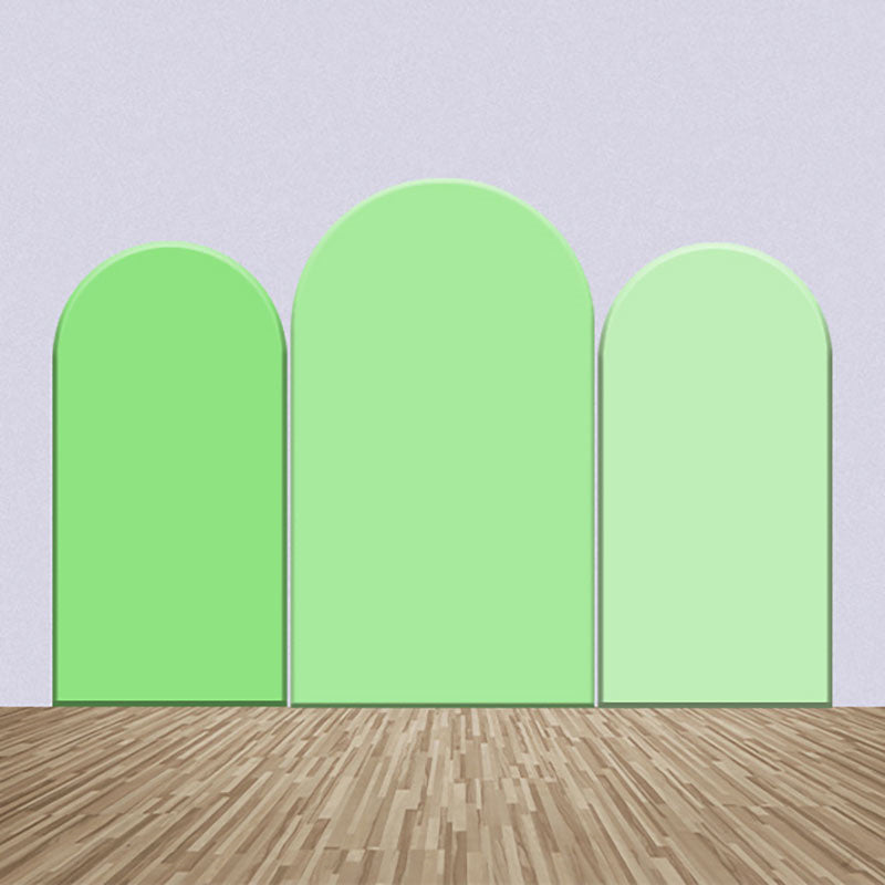 Lofaris Light Green Colors One Sided Arch Backdrop Kit