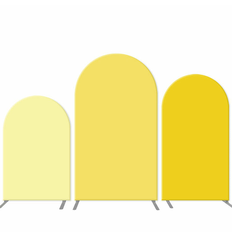 Lofaris Light Yellow Combination Birthday Arch Backdrop Kit