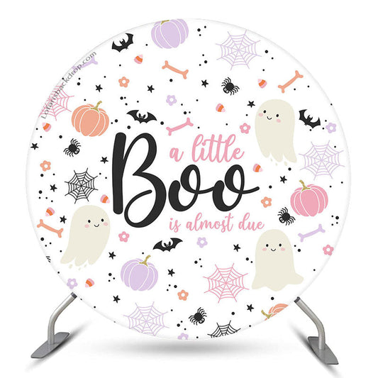 Lofaris Little Boo Halloween Baby Shower Backdrop For Girls