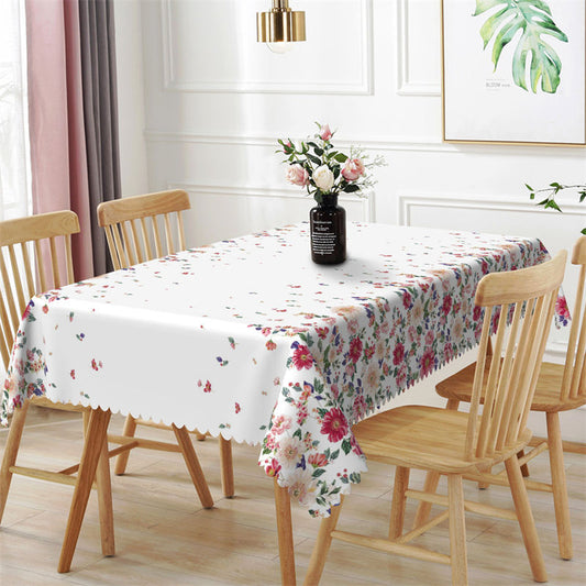 Lofaris Little Flowers Cover Both Sides Rectangle Tablecloth