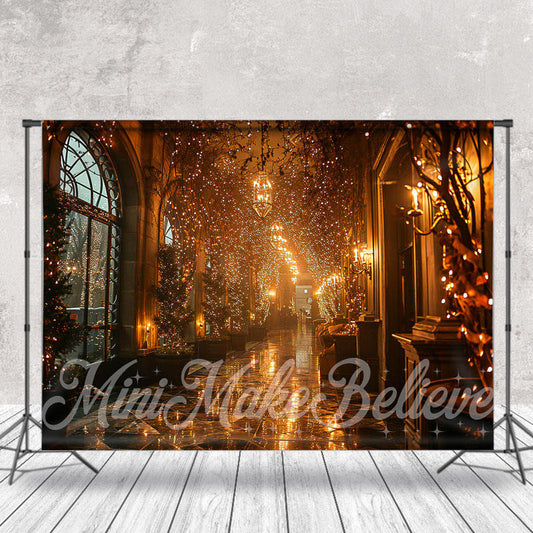 Lofaris Lobby Glitter Light Stripe Architecture Backdrop For Photo