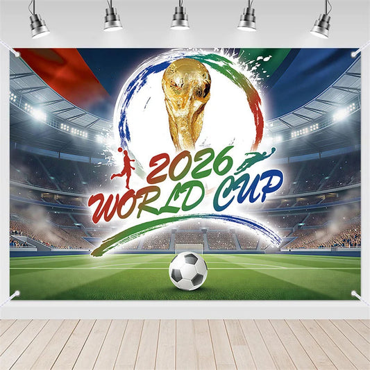 Lofaris (7 Day Delivery)Lofaris Dynamic Soccer Stadium Football Holiday Backdrop Party Celebration