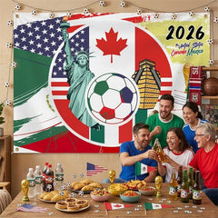Lofaris (7 Day Delivery)Lofaris Global Sports 2026 Soccer Event Holiday Backdrop