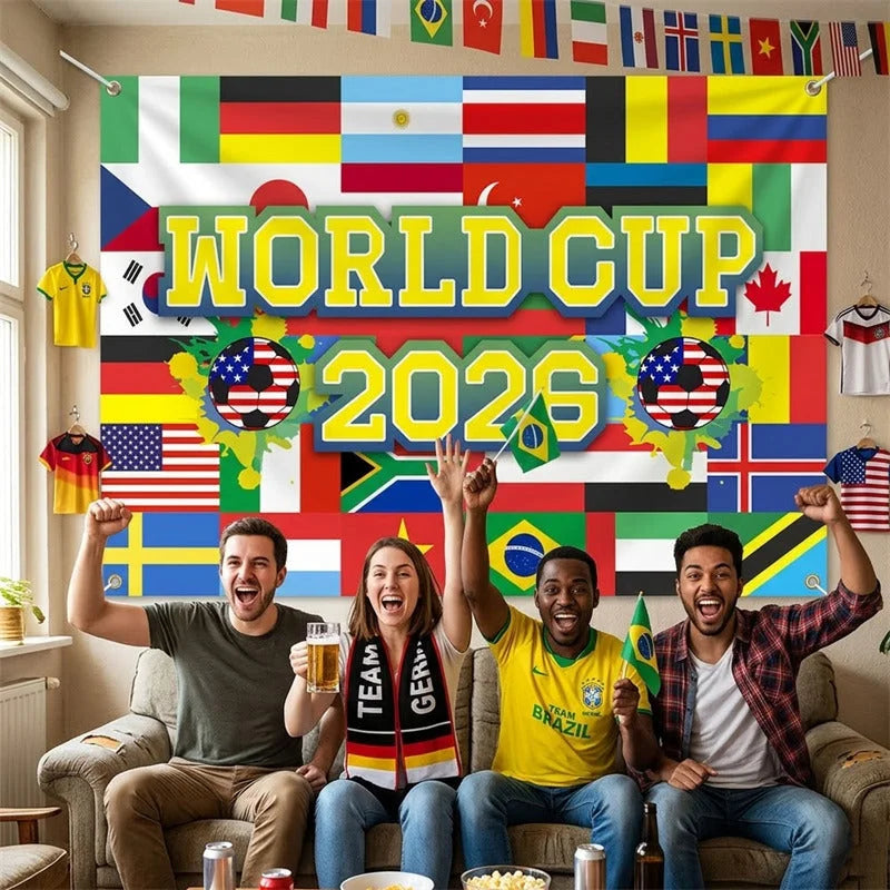 Lofaris (7 Day Delivery)Lofaris International World Cup 2026 Sport Event Backdrop for Decor