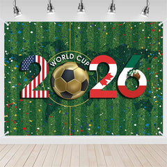 Lofaris (7 Day Delivery)Lofaris Vibrant Soccer Green Field Tournament 2026 Holiday Backdrop