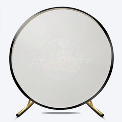 Lofaris 70s Disco Party Round Backdrop Soul Train on a Vinyl Record Retro Funk and R&B Dance Themed Photo Prop Decor