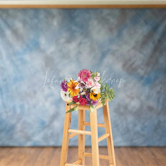 Lofaris Abstract Blue Gray Mottled Textured Photography Backdrop Artistic Cloudy Studio Prop for Portraits and Events
