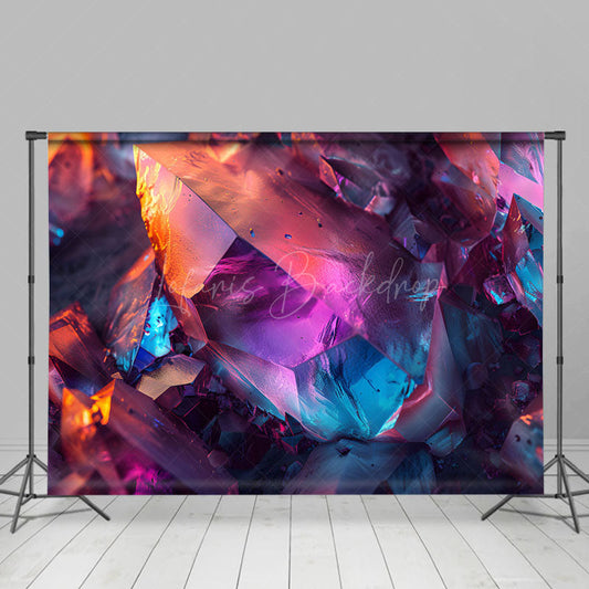 Lofaris Abstract Colorful Crystal Fine Art Photo Backdrop