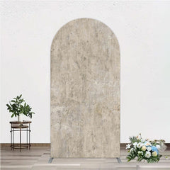 Lofaris Abstract Concrete Texture Arch Backdrop Gray Cement Wall Photography Minimalist Fine Art Studio Photo Prop