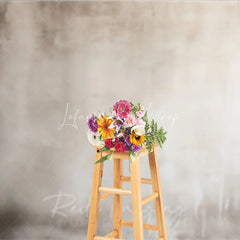 Lofaris Abstract Neutral Beige and Grey Texture Photography Backdrop Minimalist Portrait Studio Decor
