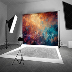 Lofaris Abstract Oil Painting Style Photography Backdrop Artistic Warm and Cool Tones for Professional Portraits