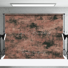 Lofaris Abstract Textured Photography Backdrop Distressed Reddish Brown and Dark Grey Tones Vintage Fine Art Style