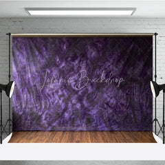Lofaris Abstract Textured Purple and Dark Mottled Photography Backdrop Artistic Studio Background for Professional Portraits