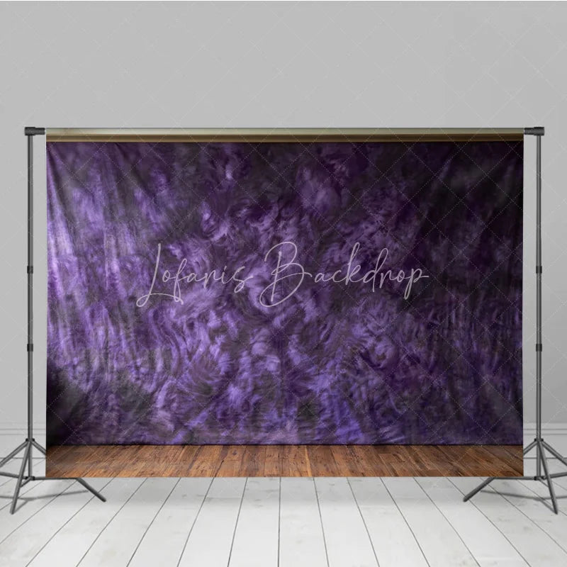 Lofaris Abstract Textured Purple and Dark Mottled Photography Backdrop Artistic Studio Background for Professional Portraits