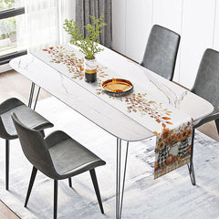 Lofaris Autumn Sunflower and Pumpkin Table Runner for Farmhouse Thanksgiving Holiday Dining Decor