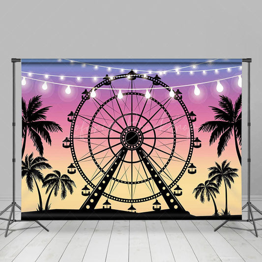 Lofaris Babychella Ferris Wheel Rainbow Combo Set Backdrop