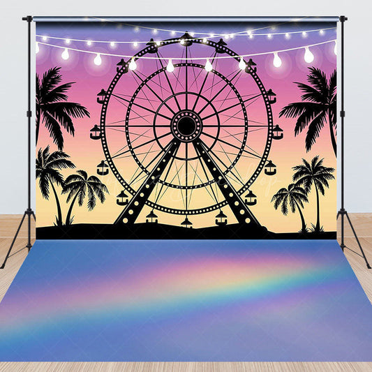 Lofaris Babychella Ferris Wheel Rainbow Combo Set Backdrop