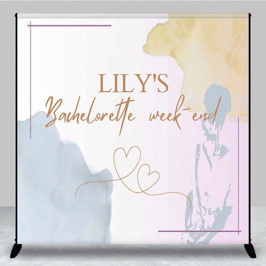 Lofaris Bachelorette Weekend Custom Bridal Shower Backdrop