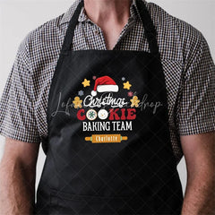 Lofaris Baking Team Christmas Apron Custom Name Kitchen Crew Wear Personalized Group Gift for Holiday