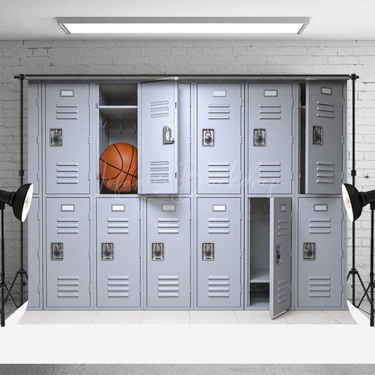Lofaris Basketball Team Storage Locker Photography Backdrop