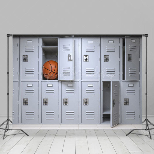 Lofaris Basketball Team Storage Locker Photography Backdrop