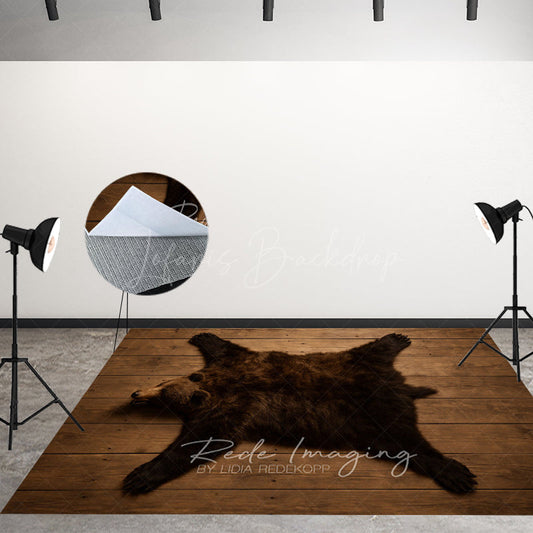 Lofaris Bear Shape Carpet Fabric Floor Backdrop For Photo