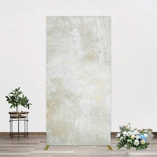 Lofaris Beige Yellow Retro Abstract Texture Rectangle Backdrop