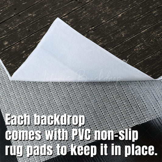 Lofaris Black Grey Retro Wood Fabric Floor Backdrop For Photo